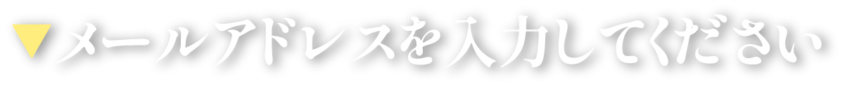 メールアドレスを入力してください